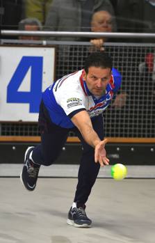 Giuseppe D'Alterio in azione al 41� Pallino d'Oro